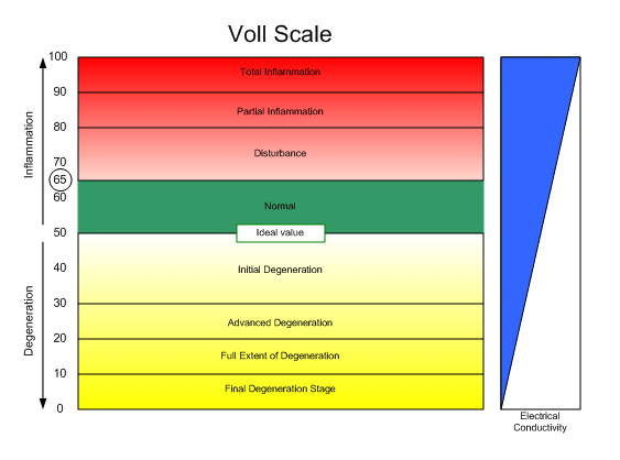 Voll EAV measurement scale